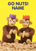 Go Nuts Personalised Congratulations Card
