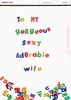 Gorgeous Sexy Wife Anniversary Card