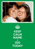 Green 100th One Hundredth Birthday Photo Card