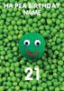 Ha-Pea 21st Twenty First Birthday Card