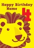 Happy 4th Birthday Lion