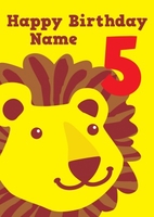 Happy 5th Birthday Lion