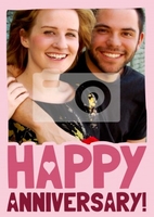 Happy Anniversary Photo Upload Card