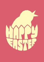 Happy Easter Chick Card RC1041
