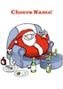 Happy Santa Funny Christmas card