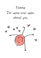 Heels Valentines Card