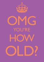 How old? Birthday Card
