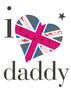 I heart daddy fathers day card