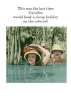 Internet Holiday Bon Voyage Card
