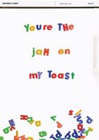 Jam on my Toast Valentines Card BC1145