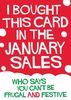 Jan Sales Christmas Card DM1492