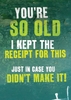 Just in Case Funny Birthday Card