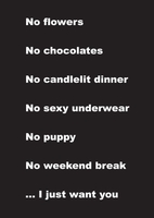 Just Want Valentine