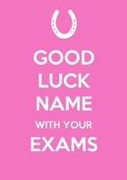 Keep Calm in Your Exams Personalised Good Luck Card