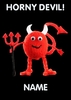 knitted horny devil