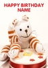 Knitted Kitty - Birthday Card