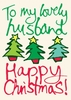Lovely Husband Christmas Christmas Card LL1135