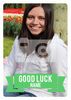 Lucky Green Banner Photo Upload Card