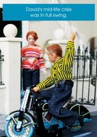 Mid-Life Crisis Funny personalised card