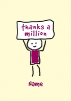 Million Thank you Card
