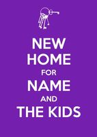 New Home Keep Calm Moving House Card