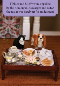 Non Organic Sausages Funny Personalised Card