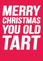 Old Tart Christmas Card