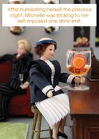 One Drink Limit Funny personalised card