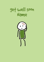 Plaster Get well Card