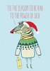 Rad to the Power of Sick Funny Christmas Card BC1645