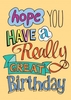 Really Great Birthday Birthday Card LL1098