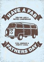 Retro Campervan Father