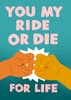 Ride or Die Anniversary Card JA1089