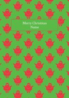 Santa Personalised Christmas Card