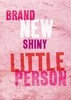 Shiny Little Person Girl New Baby Card