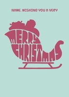 sleigh personalised christmas card