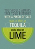 Slice of Lime Funny Birthday Card