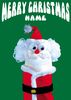 Sock Santa Personalised Christmas Card