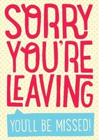 Sorry You