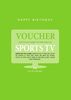 sports voucher personalised birthday card