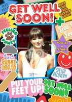 Stickers Get Well Soon photo Card