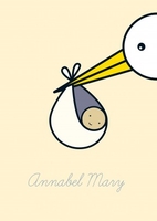 Stork New Baby Card