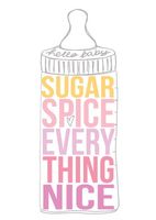 Sugar spice New Baby Card