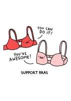 Support Bras Funny Card OD1027