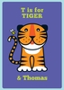 T is for Tiger Personalised Card