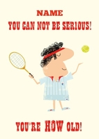 Tennis Birthday Card