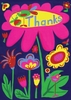 Thanks Bright Flower Thank You Card