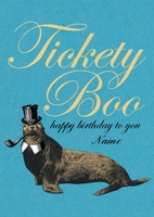 Tickety Boo Personalised Birthday Card