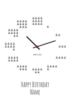 Time Flies Birthday Card OD1007