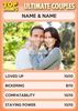 Ultimate Couples Top Chumps Card TT1036